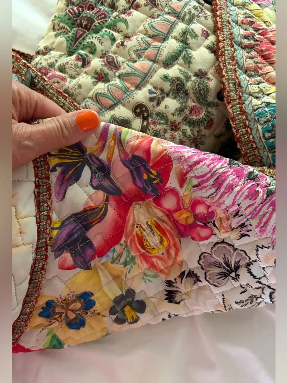 Etro Milano lightweight quilted